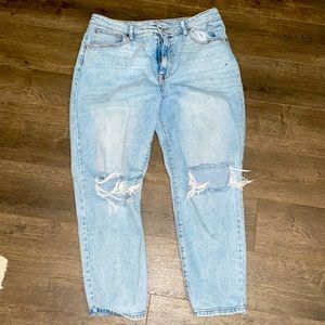 American Eagle mom jeans dupe plus size